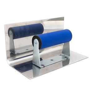 Industrielle DIY-Edelstahl-Verputz kelle 90-Winkel-Weichgriff Beton Bordstein kante Bucht Nase Schritt Werkzeuge OEM ODM - Product Image 5