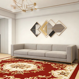 Alfombra Tejida Wilton Impermeable y Antimanchas, Rectangular, para Dormitorio, Sala de Estar, Hogar, Venta al Por Mayor de Fábrica - Product Image 1