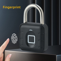 Cadenas intelligent sans clé à empreinte digitale Serrure de classeur sans perçage Cadenas intelligent SmartPadlocks
