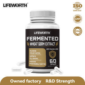 LIFEWORTH 1300mg Trigo Germ Extract Cápsulas Superior conteúdo espermidina Suplementos lipídicos com zinco - Product Image 2