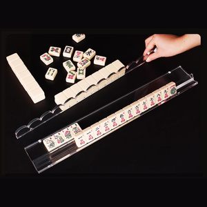 Premium Heavy-Duty Clear Acrylic Tile <b>Holders</b> with Smooth Slide Push Bars - Product Image 4