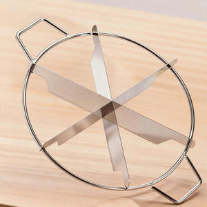 Diviseur de gâteau en acier inoxydable de qualité alimentaire 3/4/5/6/7/8/9/10 tranches, coupe-pizza, coupe-mousse <span class=keywords><strong>basque</strong></span>, coupe-crêpes, outils à gâteau pour la maison - Product Image 4