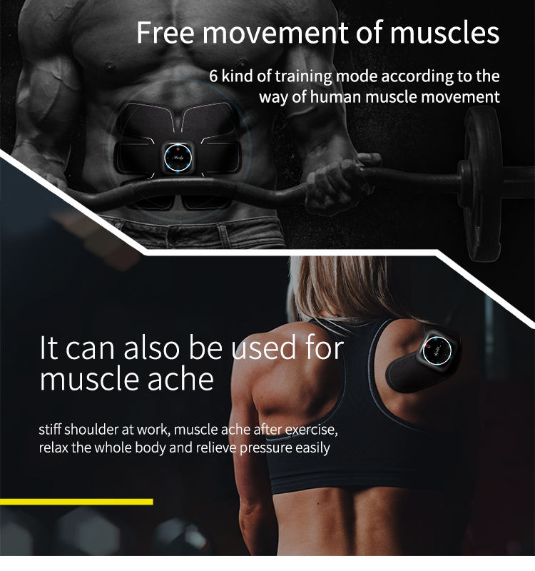 Factory Price Electronic Ems Muscle Stimulator Machine Home Use Wireless Slimming Belt Ems Fat Burner Gym Hip Trainer