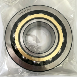Rodamiento de bolas de contacto angular de precisión 7314 ACCBM 70x150x35mm con jaula de latón y ángulo de contacto de 40 grados para husillo de máquina herramienta - Product Image 1