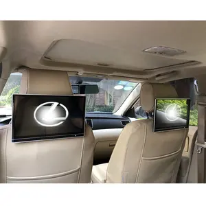 จอวิดีโอติดพนักพิงศีรษะรถยนต์4K 1080P,จอวิดีโอสำหรับ Lexus RX NX UX LX ES LS LC RC เป็นเบาะนั่งด้านหลังระบบมัลติมีเดียแอนดรอยด์