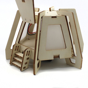 Cabina de <span class=keywords><strong>Refugio</strong></span> de Emergencia <span class=keywords><strong>Serie</strong></span> Base Marte, Herramienta Educativa para Experimentos Científicos de Estudiantes, Modelo Pequeño de Ensamblaje en Metal/Madera/Plástico - Product Image 2