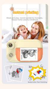 Appareil photo instantané à grand écran de 3,5 pouces pour enfants, double objectif, enregistreur vidéo HD 1080P, impression thermique, cadeau de Noël - Product Image 5