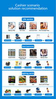 Terminal de point de vente (PDV) en gros, 15,6 pouces, Win 10/11/Android, caisse enregistreuse, kiosque libre-service pour restaurant, système de point de vente pour magasin