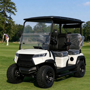 Carrito de Golf Eléctrico para 4 Pasajeros con Pantalla Táctil y Estéreo - Product Image 1