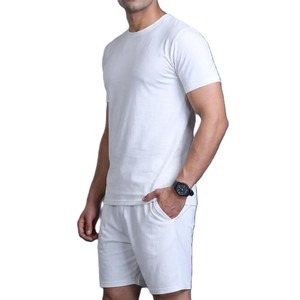 Ensemble d'été sans manches pour homme, tenue de sport, t-shirt à manches courtes et short, ensemble deux pièces, mode décontractée, vêtements d'été, ensembles de t-shirts - Product Image 2