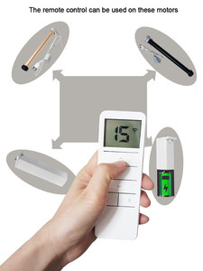 RF 433 Batteriebetriebene 15-Kanal-Fernbedienung für Intelligente Vorhangantriebe & Rollosmotoren - Product Image 4