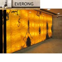 TranELucent pierre onyx rétro-éclairé pour décoration de feuilles de panneau mural intérieur faux albâtre