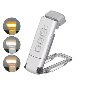 Mini lampe de lecture à clip avec minuterie, rechargeable, marque-page lumineux, lampe de lecture portable, lampe de chevet, lampe de bureau - Product Image 2