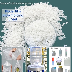 LDPE HDPE Remplissage Maître Lot Transparent Grade Na2SO4 Sulfate De Sodium Remplissage <span class=keywords><strong>Masterbatch</strong></span> Pour Souffler Film - Product Image 1