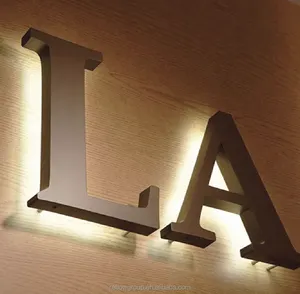 Laden-Namenplatte Designs Acrylschilder hintergrundbeleuchtete Buchstaben Rauchen laden benutzerdefiniertes LED-Schild für Geschäft Zeichen draußen