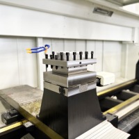 CK61100 CK61125 CK61150 CNC mesin bubut Horizontal logam 5 meter tempat tidur datar besar otomatis/Manual kelas tugas berat