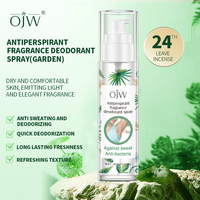 Vente en gros d'usine, désodorisant anti-transpirant à base de plantes OEM, spray pour le corps, ingrédients éclaircissants et blanchissants pour les aisselles de longue durée
