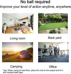 Mini <span class=keywords><strong>tapis</strong></span> <span class=keywords><strong>de</strong></span> pratique <span class=keywords><strong>de</strong></span> <span class=keywords><strong>Golf</strong></span>, couverture pour l'entraînement auxiliaire, parfait pour la <span class=keywords><strong>d</strong></span>étection du balançoire et le poinçonnage - Product Image 6