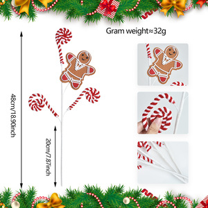 Wholesale Candy Land Theme Pink White Cupcake Artificial <b>Pick</b> for <b>Christmas</b> Tree Decoration Filler - Product Image 4
