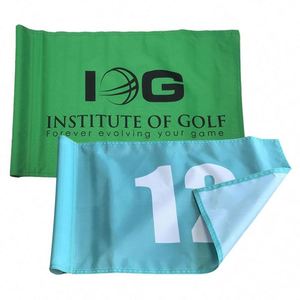 Cheap Fabric High Quality Digital Printing Standards Practice Numbered Golf Flag - Product Image 1