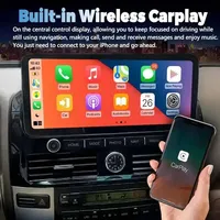 Autoradio Android 12,3 pouces pour Toyota Land Cruiser Prado LC120 2002-2008 avec CarPlay, Android Auto, GPS et lecteur multimédia