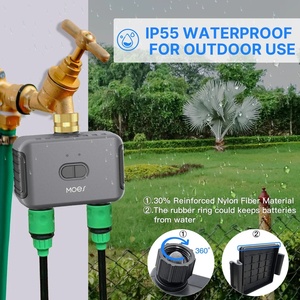 Válvula de Agua Inteligente Bluetooth MOES de 2 Vías, Temporizador Programable para Aspersor de Jardín, Filtro, Retraso por Lluvia, <span class=keywords><strong>Control</strong></span> de <span class=keywords><strong>Riego</strong></span> Automático, 2*AA - Product Image 5
