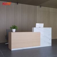 KKR Bureau de réception polyvalent et attrayant pour bar de centre commercial d'aéroport d'hôpital de bureau haut de gamme durable pour une utilisation en tout lieu