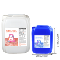 Mousse de polyuréthane excellent amortissement sonore mousses d'uréthane liquide Flexibles pour résine d'uréthane antichoc/joint pour coulée