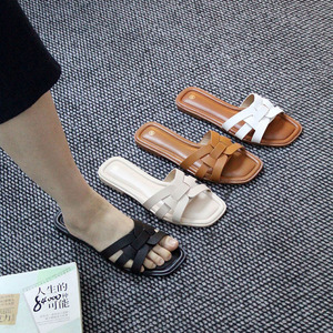 Sandalias Planas de Mujer de Alta Calidad, Tendencia de Moda Primavera Verano, Antideslizantes, Cómodas, de Suela Blanda, Transpirables y Ligeras - Product Image 1