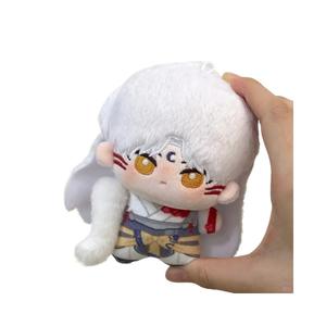 Muñeco de <span class=keywords><strong>Peluche</strong></span> de Algodón de 10 cm de <span class=keywords><strong>Inuyasha</strong></span> Sesshoumaru, Colección de Personajes Kawaii, Juguetes de <span class=keywords><strong>Peluche</strong></span> de Anime, Decoración de Llavero - Product Image 4