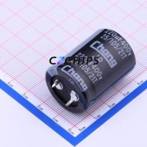 JP2G221MQ350S50CE0 Snap-in Aluminum Electrolytic <b>Capacitor</b> Through hole Component (THT),D25xL35mm 220uF 20% 400V 10mm - Product Image 1