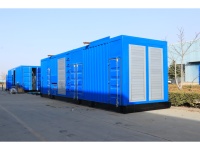 Groupe électrogène diesel triphasé 60Hz 400V 380V 12000KW en conteneur avec ATS OE-1200 pour le marché européen, idéal pour les centres de données et les applications commerciales de secours