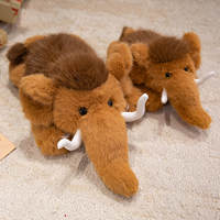 Peluche personnalisée super douce en forme de mamouth avec rembourrage en coton PP, design mignon et amusant, unisexe pour enfants