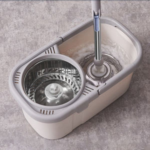 Système de nettoyage de sols pour carreaux stratifiés et céramiques, serpillière double usage humide/sèche et kit <span class=keywords><strong>essoreur</strong></span> avec <span class=keywords><strong>seau</strong></span> - Product Image 3