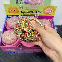 Jouets Squishy Nouveauté Noël TPR Anti-stress à Presser Élan et Lapin Extensibles à Remontée Lente Vente en Gros