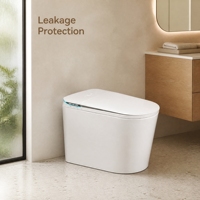 WC intelligent électrique avec musique, bidet, siège chauffant, chasse d'eau automatique, couvercle automatique et télécommande