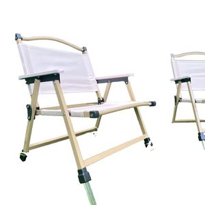 Silla Plegable de Aluminio para Exteriores, Resistente al Viento, Estilo Madera Sólida, Ideal para Senderismo y Exploración - Product Image 1