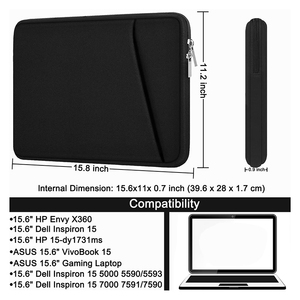 <span class=keywords><strong>Funda</strong></span> Protectora para Portátil <span class=keywords><strong>de</strong></span> 11 a <span class=keywords><strong>15.6</strong></span> Pulgadas, Material <span class=keywords><strong>de</strong></span> Poliéster Resistente, Personalizada, Antigolpes, Tipo Maletín - Product Image 6