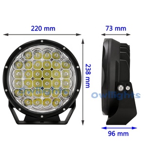 New! Wrangler TJ Phụ Kiện <span class=keywords><strong>9</strong></span> Inch 160W 4X4 Đèn Tại Chỗ LED Lái Xe Giao Ngay Đèn LED Chạy Ban Ngày Đèn vòng Cho Xe Tải - Product Image 4