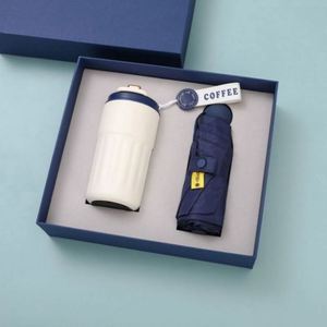 Set de Regalo Empresarial: Taza de Café, Paraguas, Batería Externa, Cuaderno, Caja de Regalo Creativa para Fiesta Anual, Logotipo Personalizado, Serigrafía Artesanal - Product Image 5