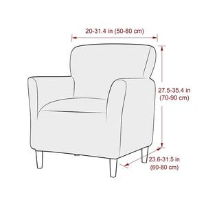 Housse de canapé en polaire polaire unie lavable élastique, housse de <span class=keywords><strong>fauteuil</strong></span> <span class=keywords><strong>club</strong></span>, housse de <span class=keywords><strong>fauteuil</strong></span> à bras pour salon, hôtel, décoration de la maison - Product Image 5