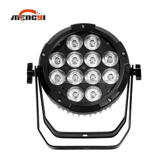 Wireless Wifi APP Control 12X18W RGBWA UV 6in1 Outdoor IP65 Remote Battery DMX Powered Waterpoof Slim Flat Led Par Light