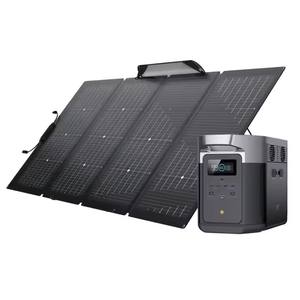 DELTA Max (<span class=keywords><strong>2000</strong></span>) 2016Wh Centrale électrique portable pour générateur solaire <span class=keywords><strong>ECOFLOW</strong></span> avec panneau solaire 220W et 6 prises CA Source de voiture - Product Image 1