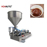 Machine de remplissage durable à double buse pour sachets de sauce, miel, pâte de tomate, ketchup et mayonnaise