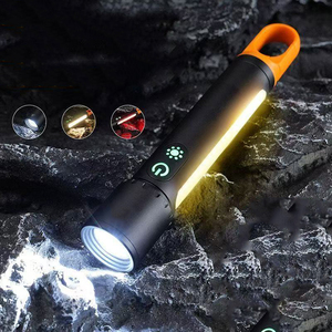 Lampe torche LED avec lumière de travail COB, base magnétique, chargement USB-C, accessoire de <span class=keywords><strong>camping</strong></span> en plein air, de réparation automobile d'urgence - Product Image 1