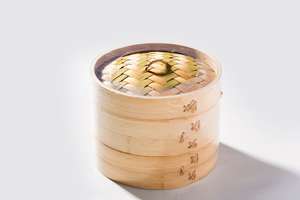 หม้อนึ่งไม้ไผ่ขนาดเล็ก 2 ชั้น ใช้ซ้ำได้ สำหรับนึ่งอาหาร ลดราคาพิเศษ - Product Image 4