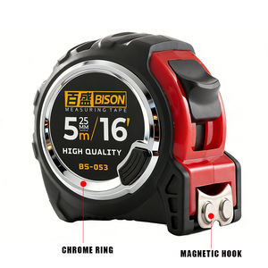 Meteran pita baja kelas industri, ukuran inci 3M/10 kaki 5 meter 16 kaki, sistem imperial dan metrik, mudah dibaca, logo dapat dipesan khusus - Product Image 4