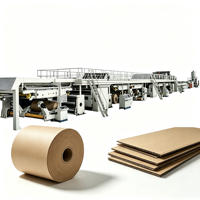 Ligne de production automatique de carton ondulé à 3 couches haute vitesse, ligne de production de boîtes en carton ondulé à 3 couches