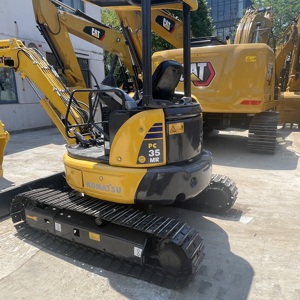 Mini-excavatrice KOMATSU PC35MR d'occasion, excavatrice sur chenilles hydraulique de 3,5 tonnes, matériel de construction - Product Image 5
