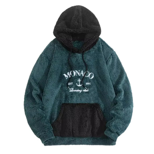 Heavyweight Cotton Oversized Hooded Double-Sided Fleece Winter Unisex Hoodie Custom Embroidery Breathable Pocket Pullover - Product Image 1